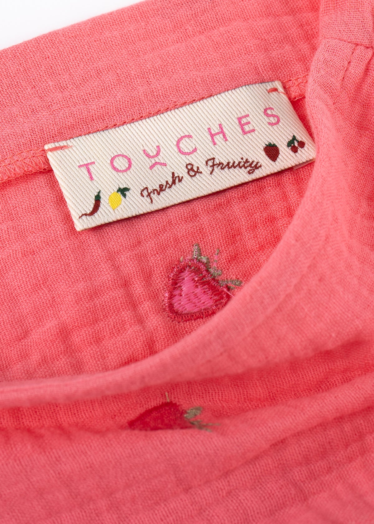 Top Wiązany Strawberry Pink